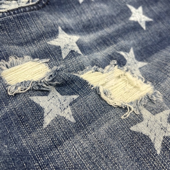 Torrid STAR Print Jean Denim Shorts size 22 - Picture 11 of 13